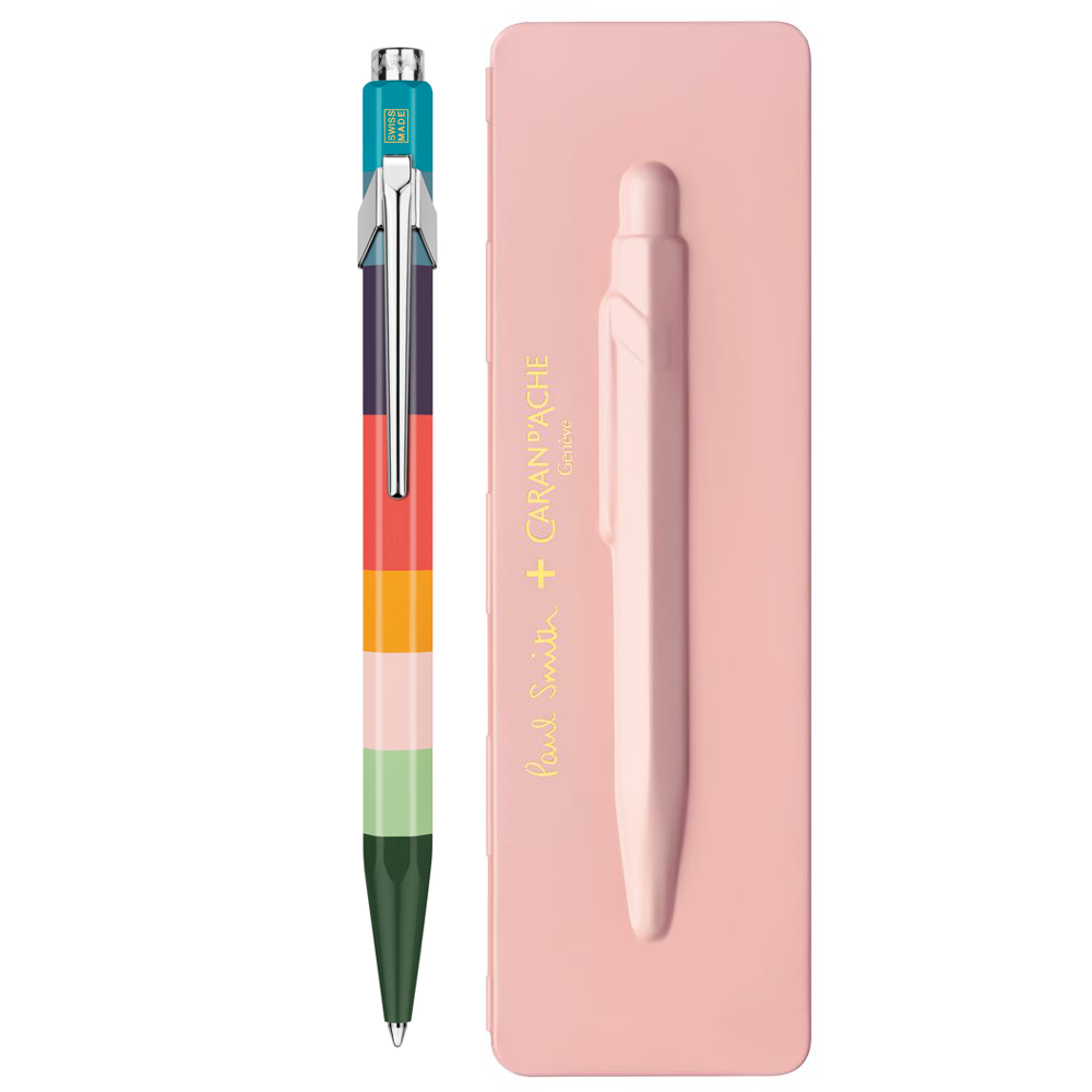Caneta Esferográfica Caran d'Ache 849 Paul Smith Rose Pink